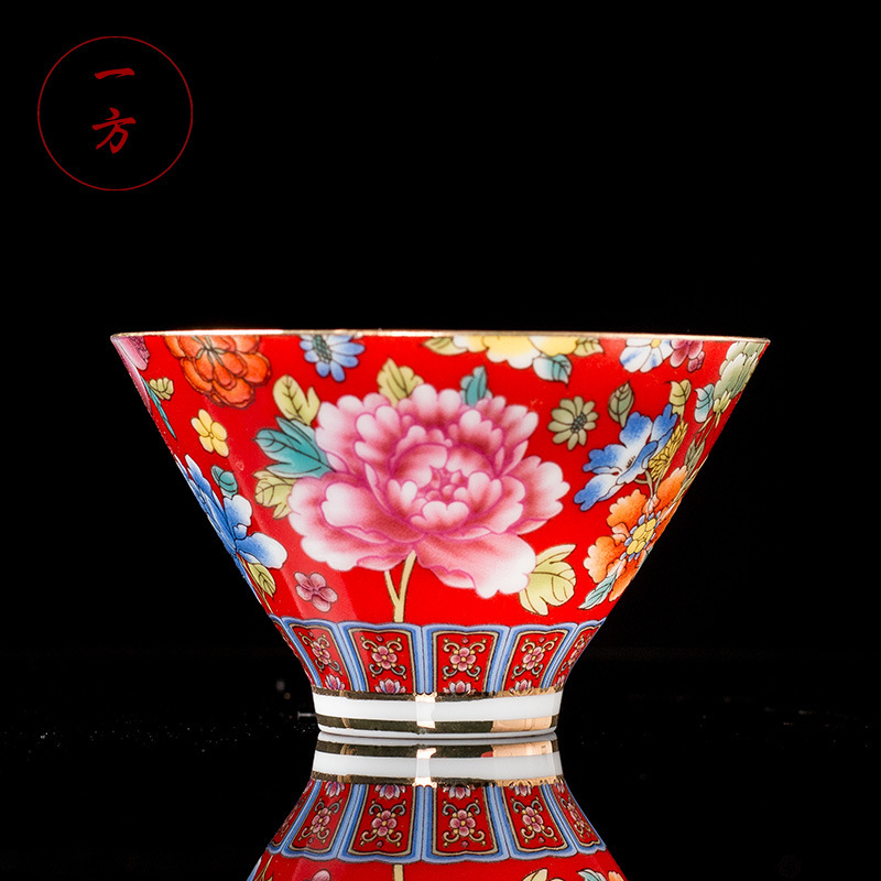 황실 첩 레드(모자컵)