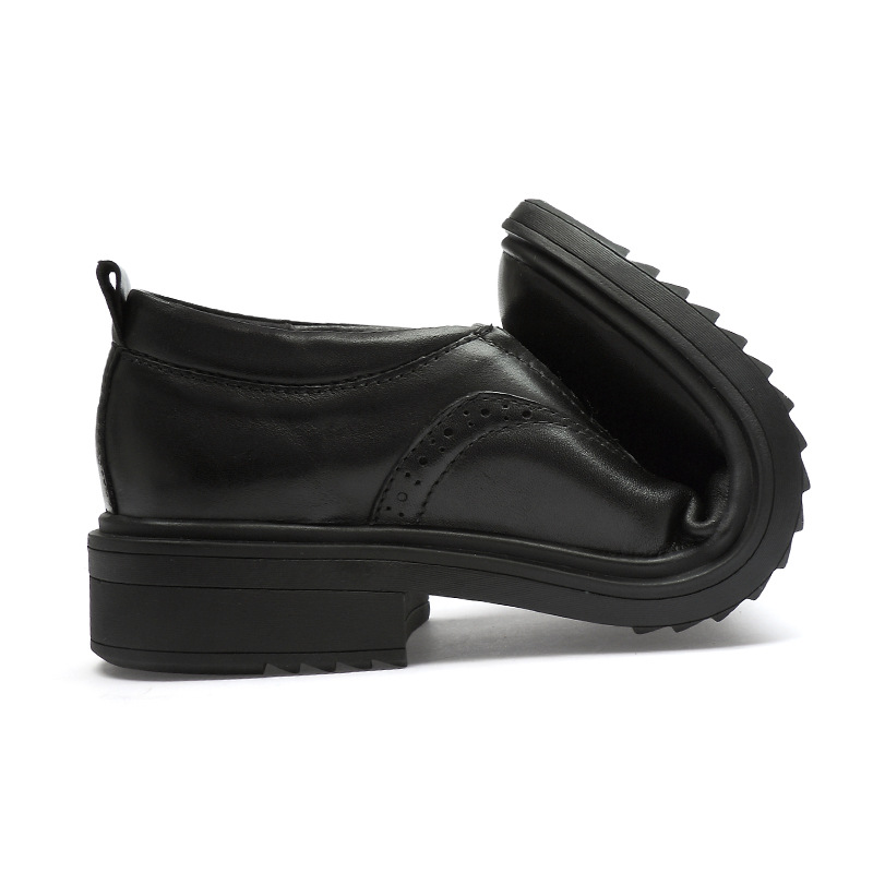 Men's Alligator Pattern Leather Shoes Round Toe Casual Formal_voghion.com
