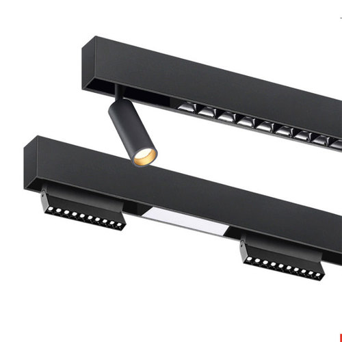 LED embedded main light design magnetic light, living room floodlight, home decoration line light, magnetic track light