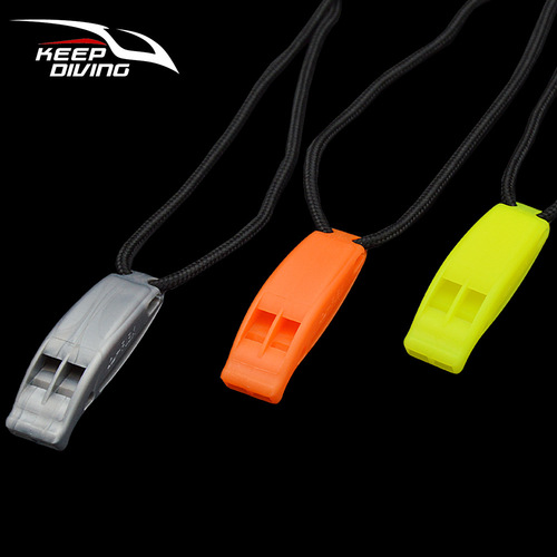 D-flex Donaif Survival Whistle Water Sports Emergency Life-saving Whistle Dual-frequency Boom Whistle KS-92a