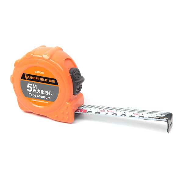钢盾ABS尺壳强力钢卷尺3.5米 5米 5.5米 7.5米S077235 S077205