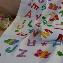 自厂自销纯棉双层蜂巢纱布毛巾浴巾50*100