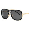Metal trend retro sunglasses, glasses solar-powered, wholesale, European style