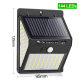 Solar Light 100/140LED3 face luminous lighting human body induction wall light outdoor room garden light 144LED