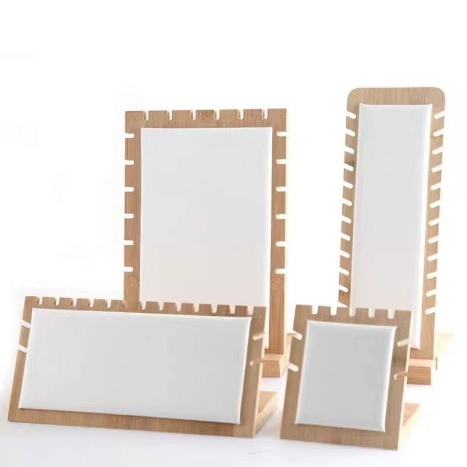 竹木项链架吊坠挂件手链首饰架耳环耳钉拍摄饰品珠宝展示道具摆件