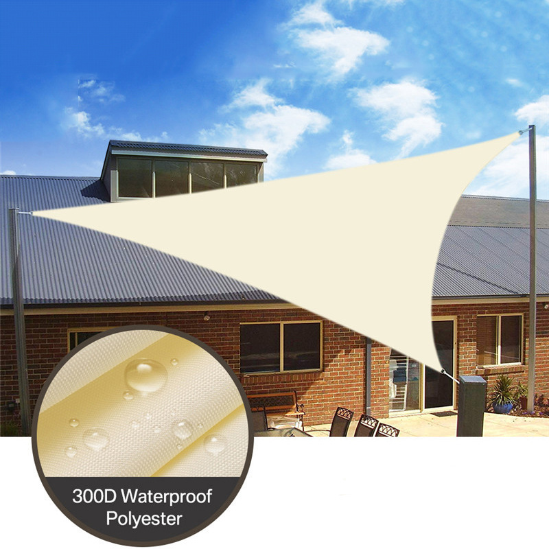 Outdoor Triangle Sunshade Sail Thickened Polyester Oxford Cloth Waterproof Four-Corner Sail UV-Proof Canopy Awning Outdoor Triangle Sunshade Sail Thickened Polyester Oxford Cloth Waterproof Four-Corner Sail UV-Proof Canopy Awning