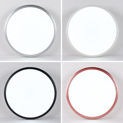 Simple three-proof bedroom ceiling lamp round ultra-thin eye protection living room restaurant balcony aisle Zhongshan factory lamp