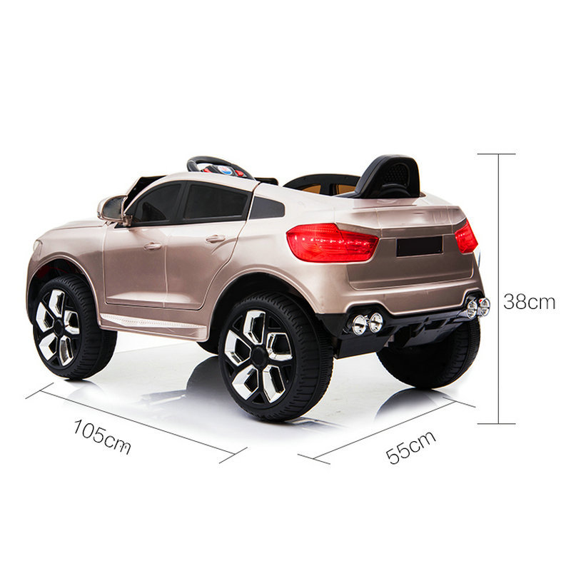 Nuevo coche eléctrico para niños SUV swing doble coche de cuatro ruedas puede sentarse educación temprana Cochecito DE MÚSICA