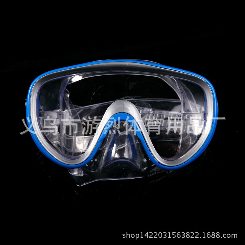 厂家供应大视野潜水镜 钢化玻璃潜水镜 全景视野浮潜面罩面镜批发