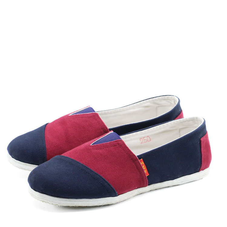 源头工厂新款男潮老北京纯手工千层底单鞋全棉休闲一脚蹬懒汉布鞋