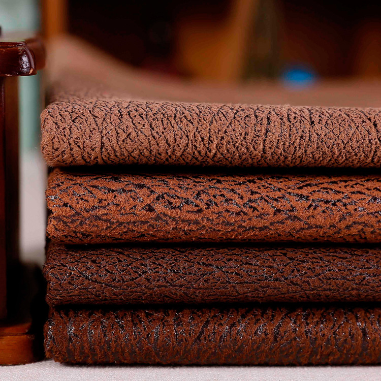 压花烫金麂皮绒 复合针织烫金布 抱枕靠垫沙发麂皮绒面料简约