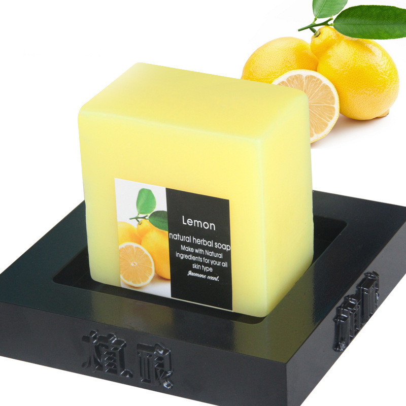 Factory Direct wash and care products recommend deep cleaning hydrating batch lemon essential oil handmade soap one-piece delivery