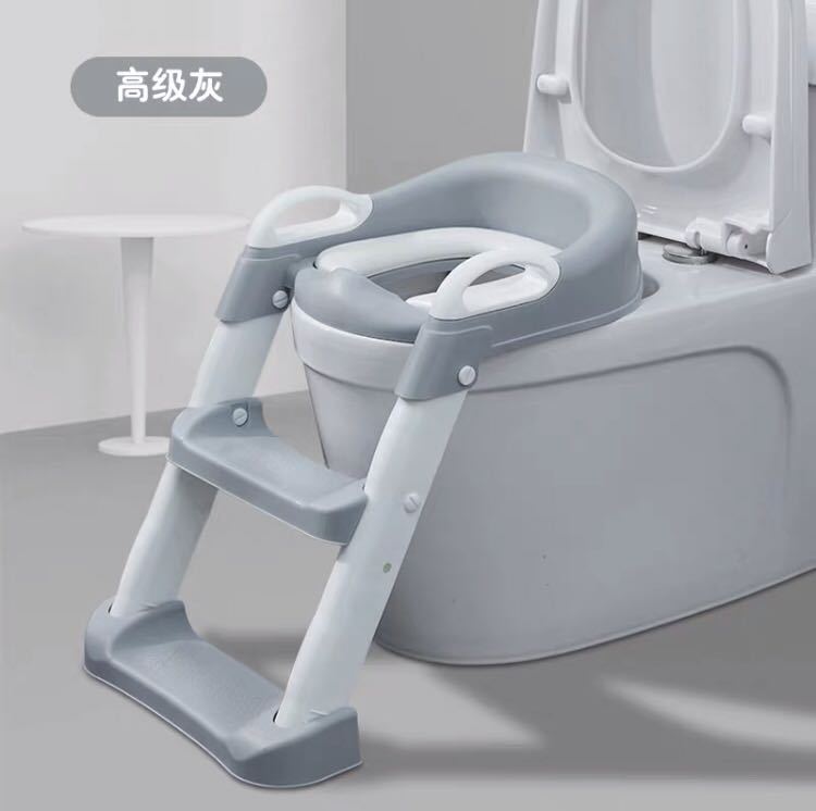 Fábrica directa de inodoro infantil escalera ajustable plegable inodoro infantil escalera auxiliar anillo de inodoro para hombres y mujeres, como