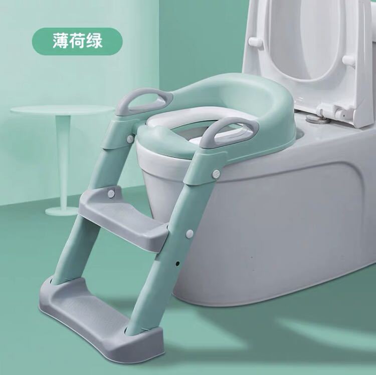 Fábrica directa de inodoro infantil escalera ajustable plegable inodoro infantil escalera auxiliar anillo de inodoro para hombres y mujeres, como
