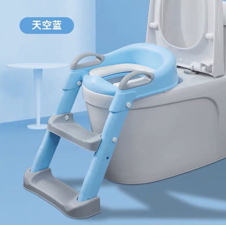 Fábrica directa de inodoro infantil escalera ajustable plegable inodoro infantil escalera auxiliar anillo de inodoro para hombres y mujeres, como