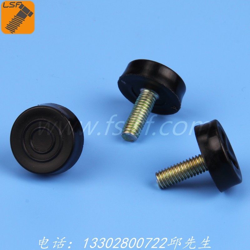 厂家供应家具塑料调节手柄螺丝M6/M8、1/4-20手拧胶头螺丝