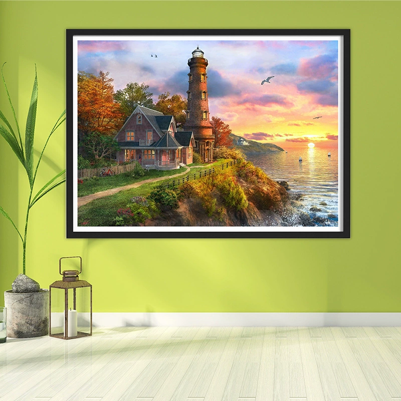 Канва 5D алмазной живописи — полный набор для пейзажа и фигур, 30×40 см, смолы диаманта