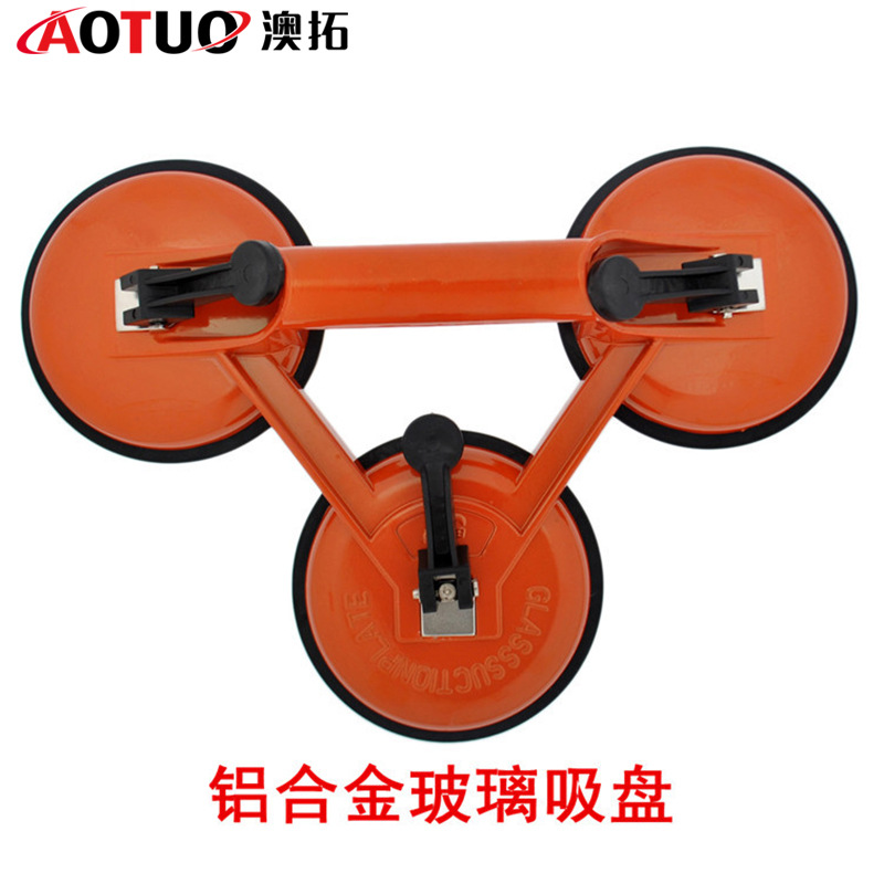 Mayorista Porter aleación de aluminio de tres garras ventosa de vidrio ventosa de azulejos ventosa de suelo ventosa de vidrio