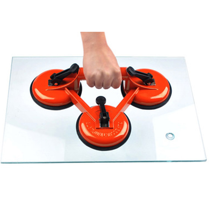 Mayorista Porter aleación de aluminio de tres garras ventosa de vidrio ventosa de azulejos ventosa de suelo ventosa de vidrio