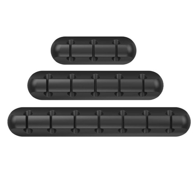 Amazon Venta caliente alambre almacenamiento Cable de silicona organizador cable de datos cubierta protectora velcro soporte de cable de nylon