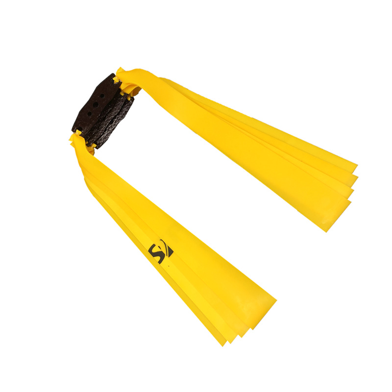 Banda de goma de tirachinas para exteriores látex 0.6 0.65 0.7 0.8 Juego de piel plana Banda de goma ancha fuerte en 1.0mm de espesor