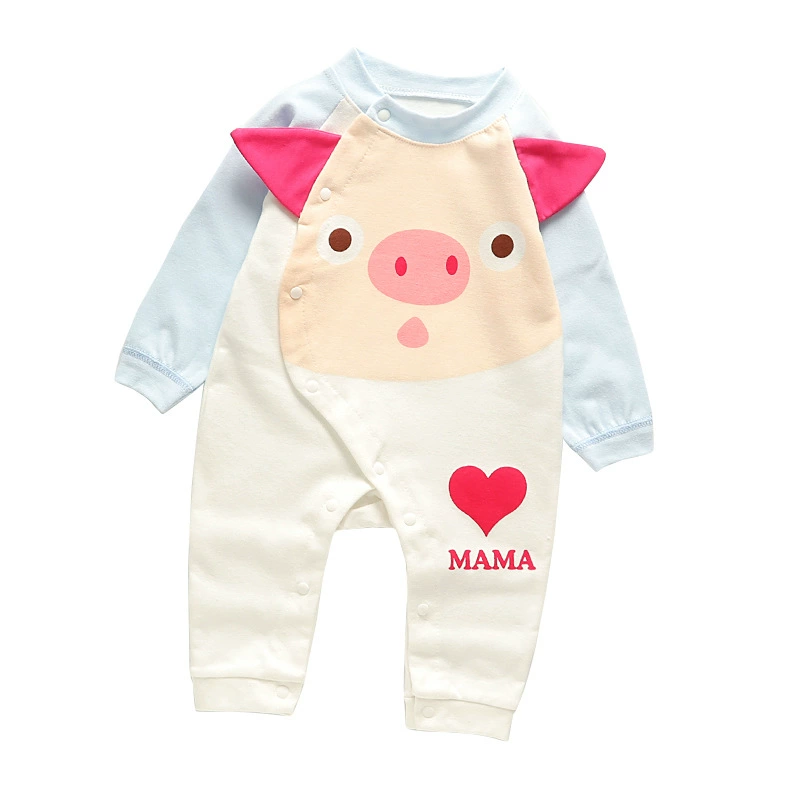 Детский осенний мультфильм хлопковый overall, рукава длинные, боди, на удачу, прямые продажи с фабрики