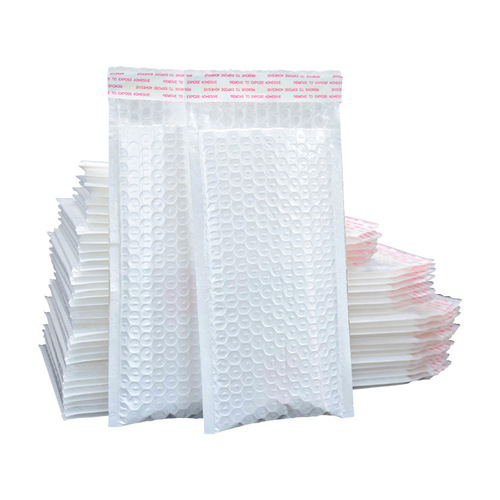 Thickened express bag waterproof packaging bag with pearlescent film bubble bag envelope bag shockproof anti-pressure self-adhesive foam bag wholesale