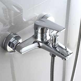 Brass toilet shower faucet bathroom bath triple switch hot and cold faucet water heater accessories mixing valve