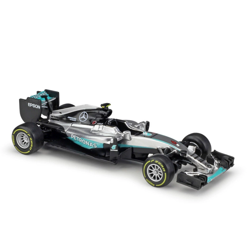 Mercedes Benz, сезон реалистичная металлическая гоночная машина, масштаб 1:43