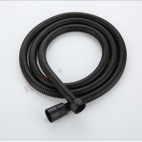 Factory direct supply 304 stainless steel black shower hose shower head hose 1.5 meters