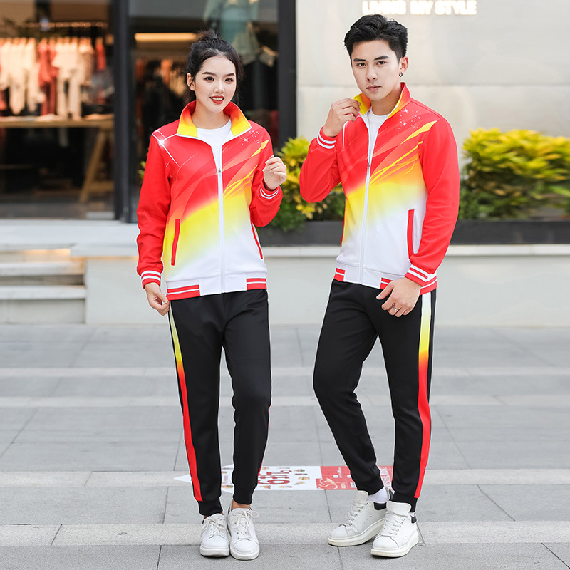 Performance Uniforms, Men's and Women's Sports Suits, High School Student Class Uniforms, Running Fitness Annual Meeting Cultural Group Uniforms, Trendy