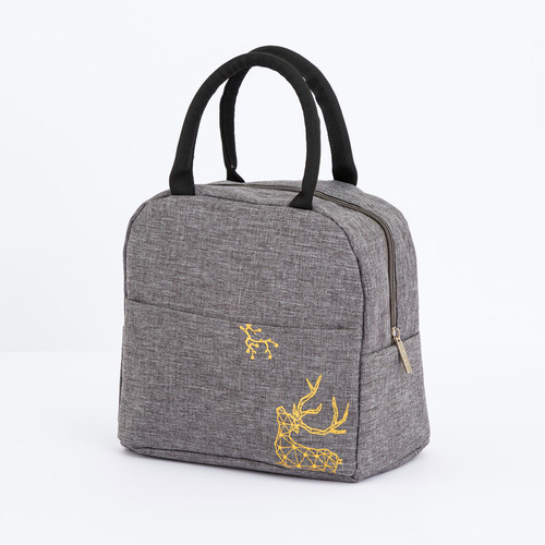 National style portable lunch bag, portable insulated fresh-keeping bag, lunch box bag, mother's handbag cross-border hot sale