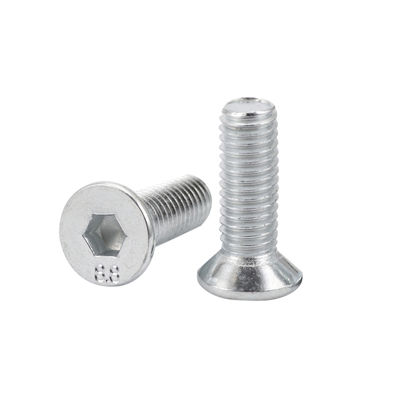 고강도 카운터 침몰 헤드 육각형 소켓 스크류 하프 라운드 헤드 스크류 플랫 헤드 육각형 소켓 볼트 가구 스크류 머신 스크류