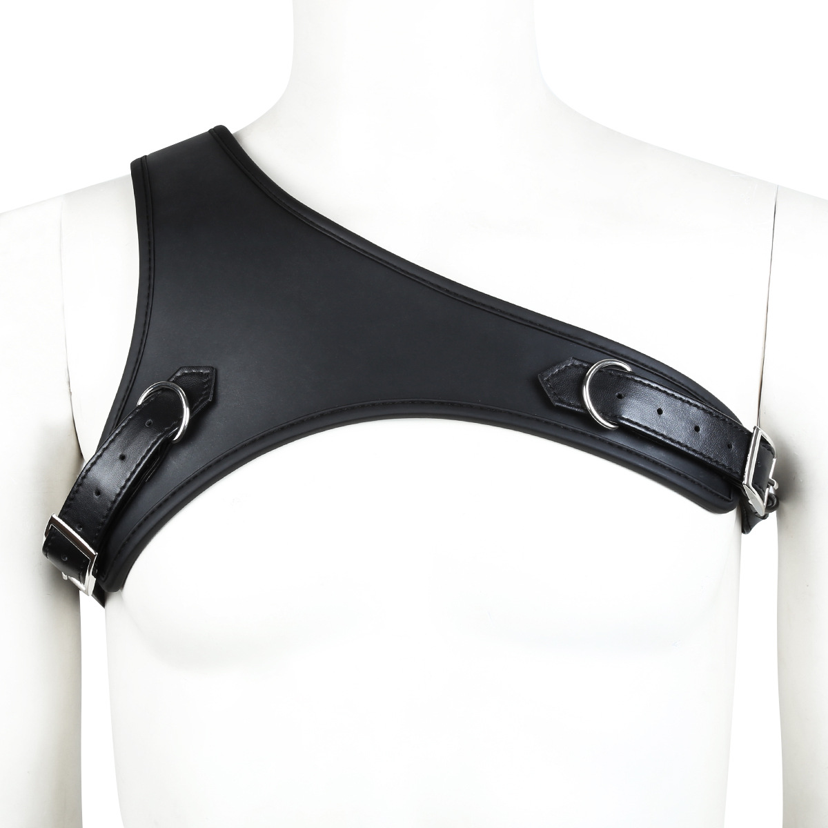 Ropa de cuero sexy juguetes alternativos ropa de rendimiento para hombres medias de cuero para hombres juguetes alternativos correa de cuero para el pecho image 2