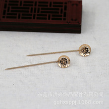 ����DIY��Ʒͭ24k��ɫ12MM���桢1*57MM����������ֹ�B1084