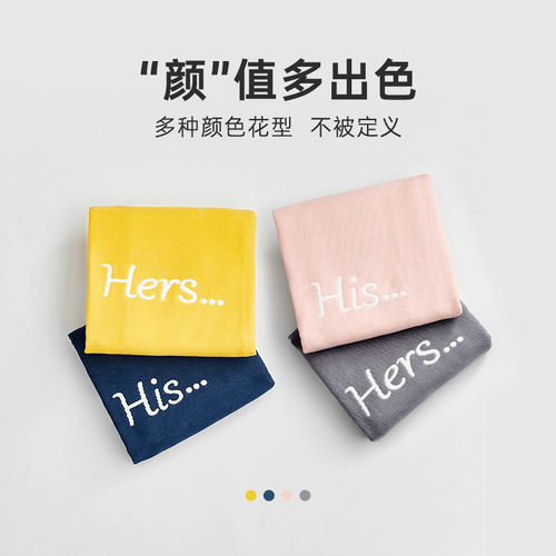 [New Style] Sanli Towel Pillow Cover, Pure Cotton Pair, European Gauze Pillow Cover, Simple Nordic Cotton Pillow Cover