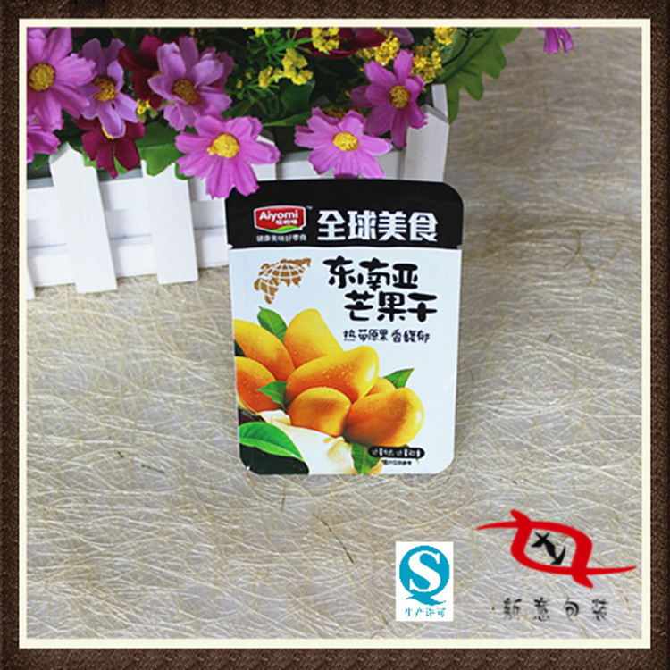 休闲零食芒果干果脯包装袋承接 厂家供应复合彩印铝箔袋子