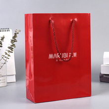 厂家红卡纸化妆品珠宝手机纸袋定做购物手提袋礼品袋可印logo