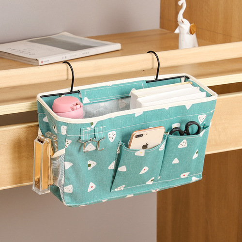 Manufacturer Nordic creative fabric storage hanging bag bedside storage artifact dormitory bunk storage bag dormitory storage