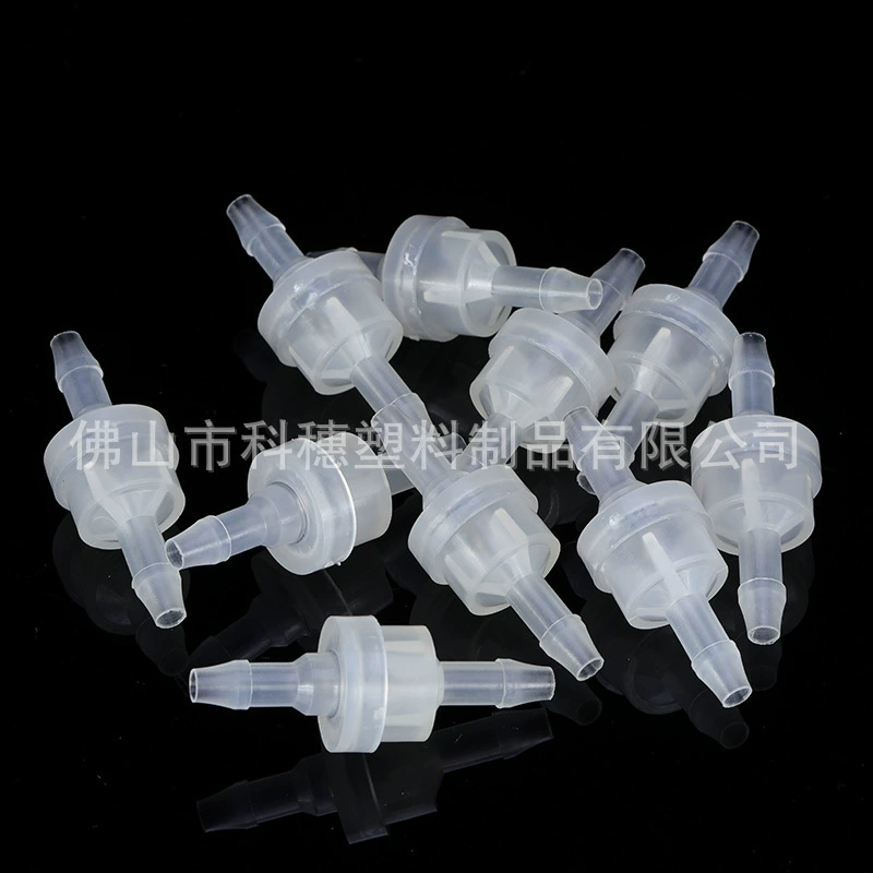 Пластиковый обратный клапан кислородный насос газовая труба стоп фитинг анти-озоновое давление водяной занавес стены прямой-через пластиковый обратный клапан