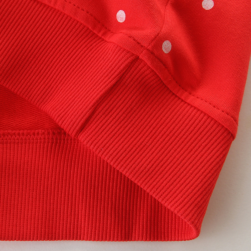 Sudadera de manga larga para niñas estilo europeo y americano, nuevo producto de otoño, suéter de felpa con cuello redondo y bordado, moderno para niñas.