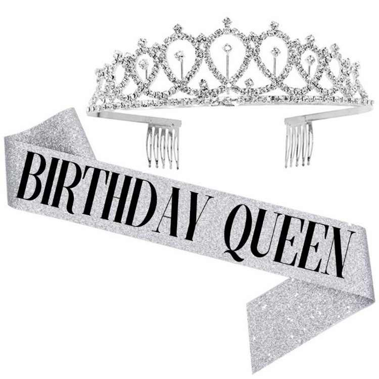 Traje plateado Birthday Queen