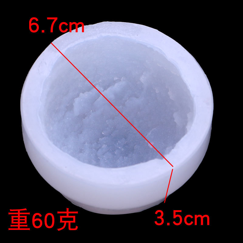 DIY bola de helado modelado molde silicona pastel fondant chocolate aromaterapia yeso arcilla vela decoración