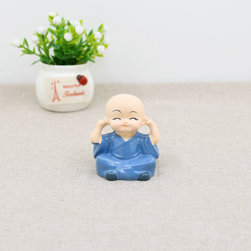 Car ornament four not small monk car ornament small monk car dashboard interior ornament set price
