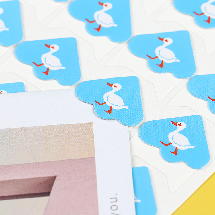 Fábrica nuevo 11 de dibujos animados pegatinas de esquina DIY álbum accesorios hechos a mano regalo creativo pegatinas de esquina boutique