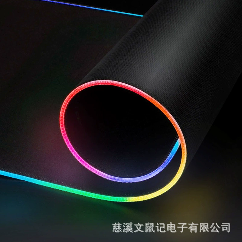 Коврик для мыши RGB с подсветкой по краю LED, размеры на заказ 250×350–400×900 мм