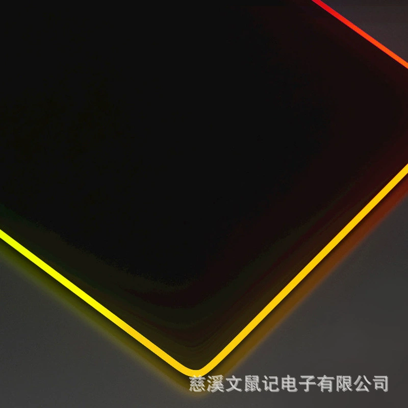 Коврик для мыши RGB с подсветкой по краю LED, размеры на заказ 250×350–400×900 мм