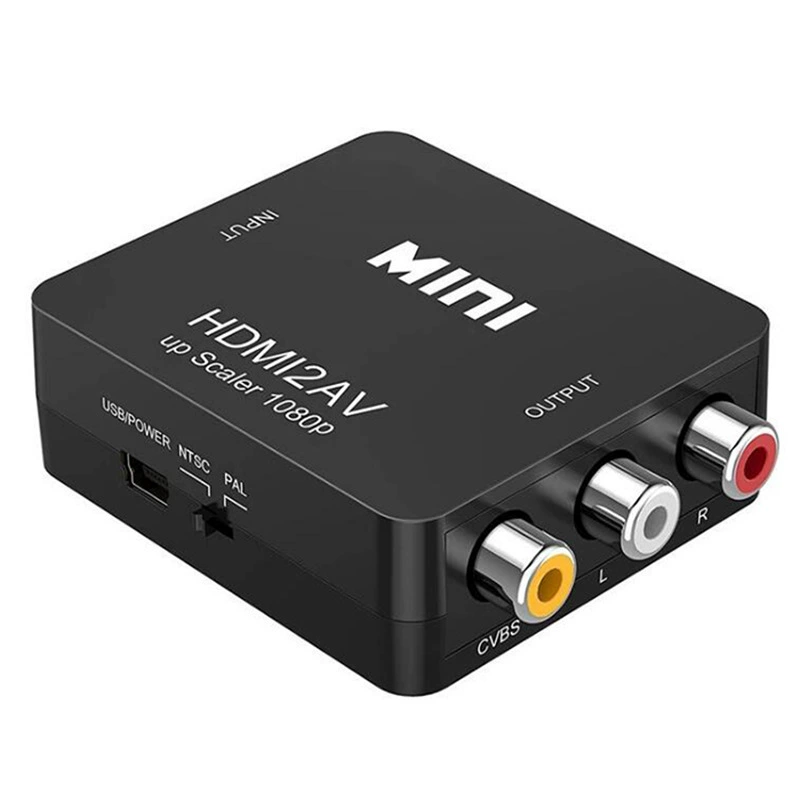 Конвертер HDMI в AV HDMI2AV HDMI в RCA HDMI, коммутатор 1080P, оптовая продажа с завода
