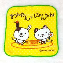 纯棉割绒小方巾可爱小猫儿童毛巾 活性印花方巾 厂家直销可制作