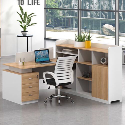 Double Screen Partition Office Desk Chair Set Company Office Employee Computer Desk Financial Office Desk